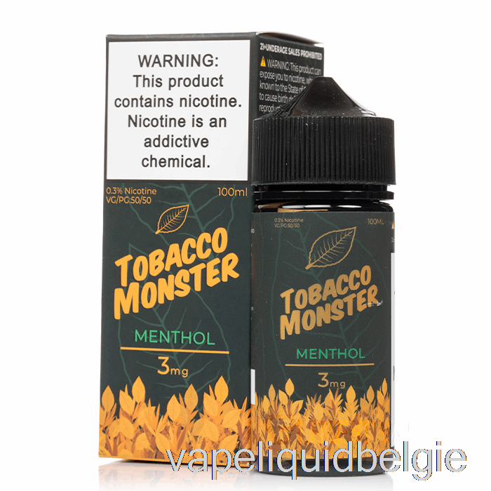 Vape Vloeibare Menthol - Tabaksmonster - 100 Ml 12 Mg